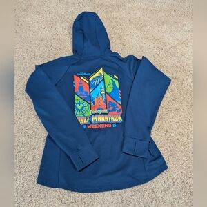 Disneyland Half Marathon Weekend Navy Hoodie Size M